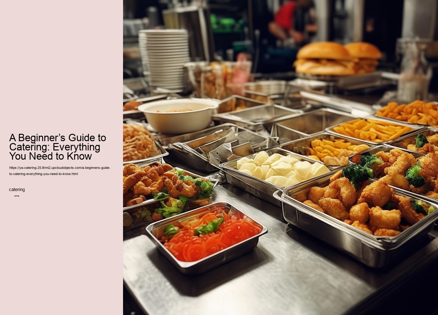 A Beginner’s Guide to Catering: Everything You Need to Know